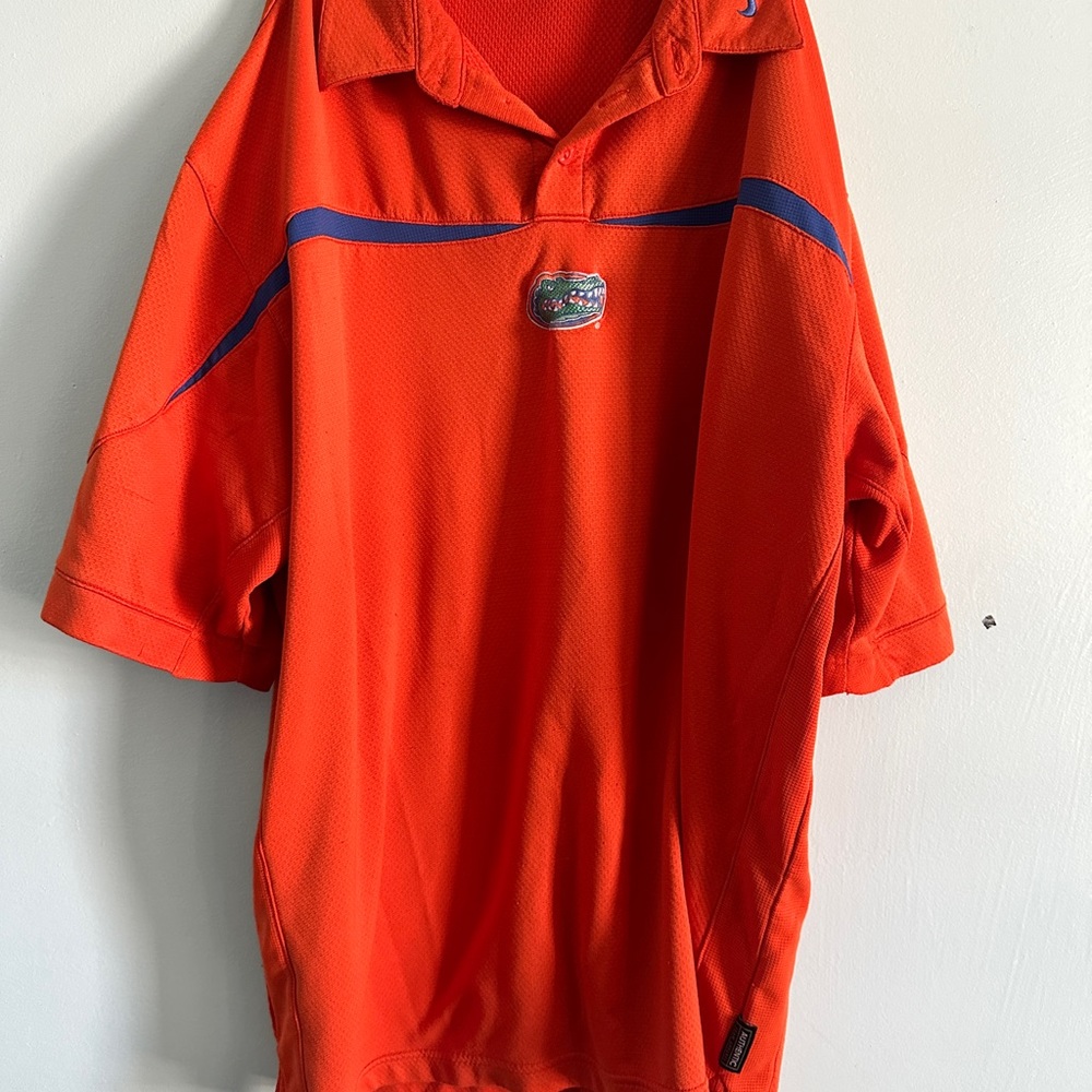 Nike Orange and Blue Athletic Jersey